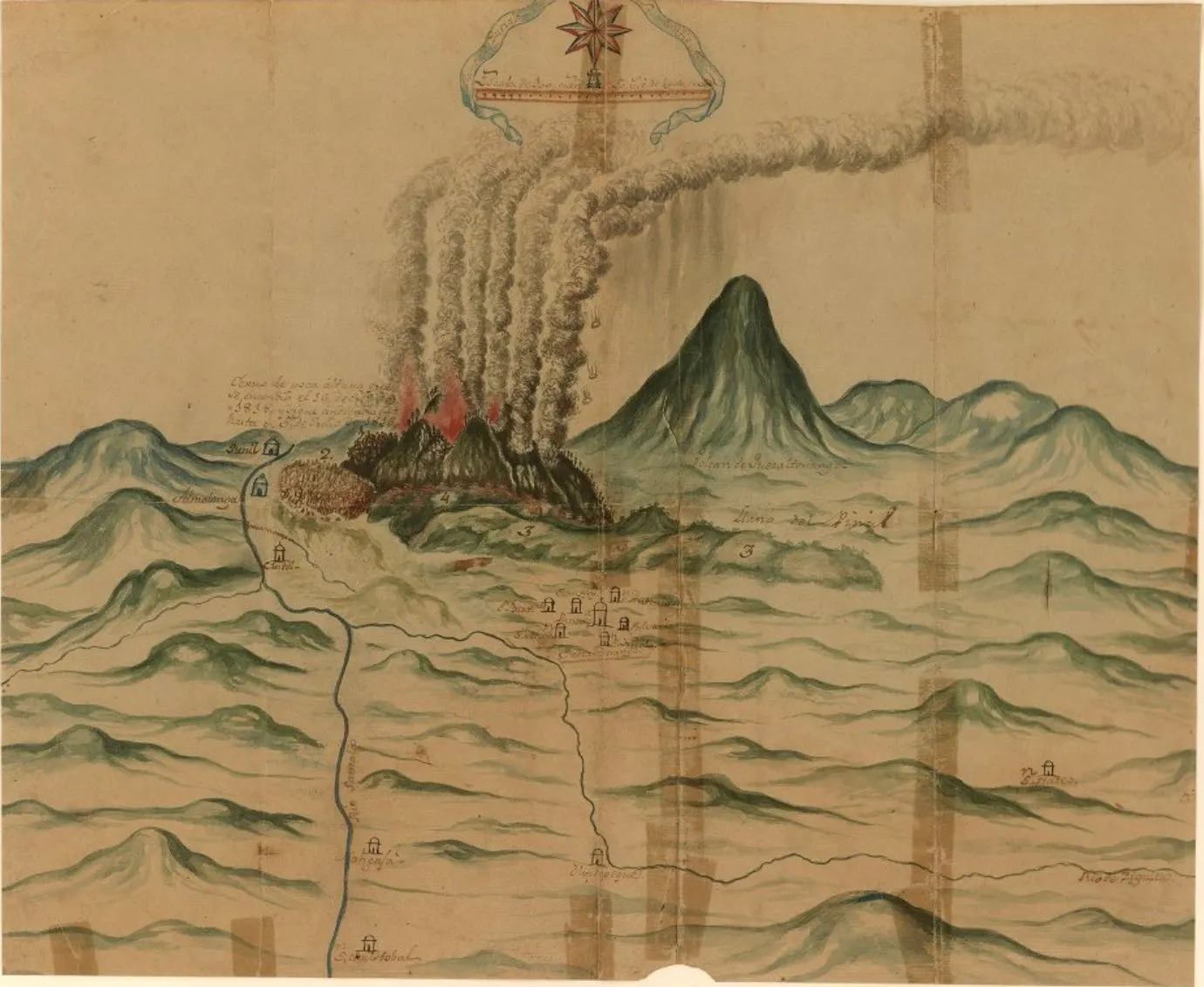Historical image of Cerro Quemado